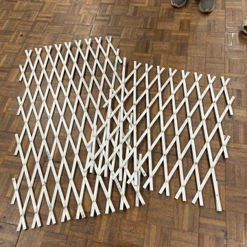 Trellis, Garden Trellis, White Wood x 2