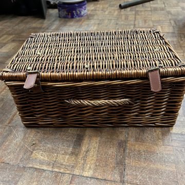 Picnic Basket, Hamper, Wicker