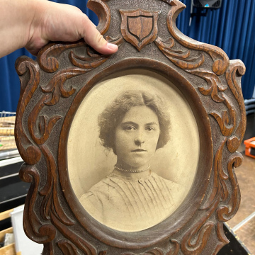 Photo, Picture Frame, Portrait, Ornate, Victorian Woman