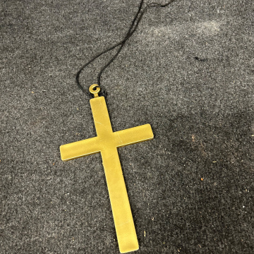 Cross, Crucifix, Necklace, Large